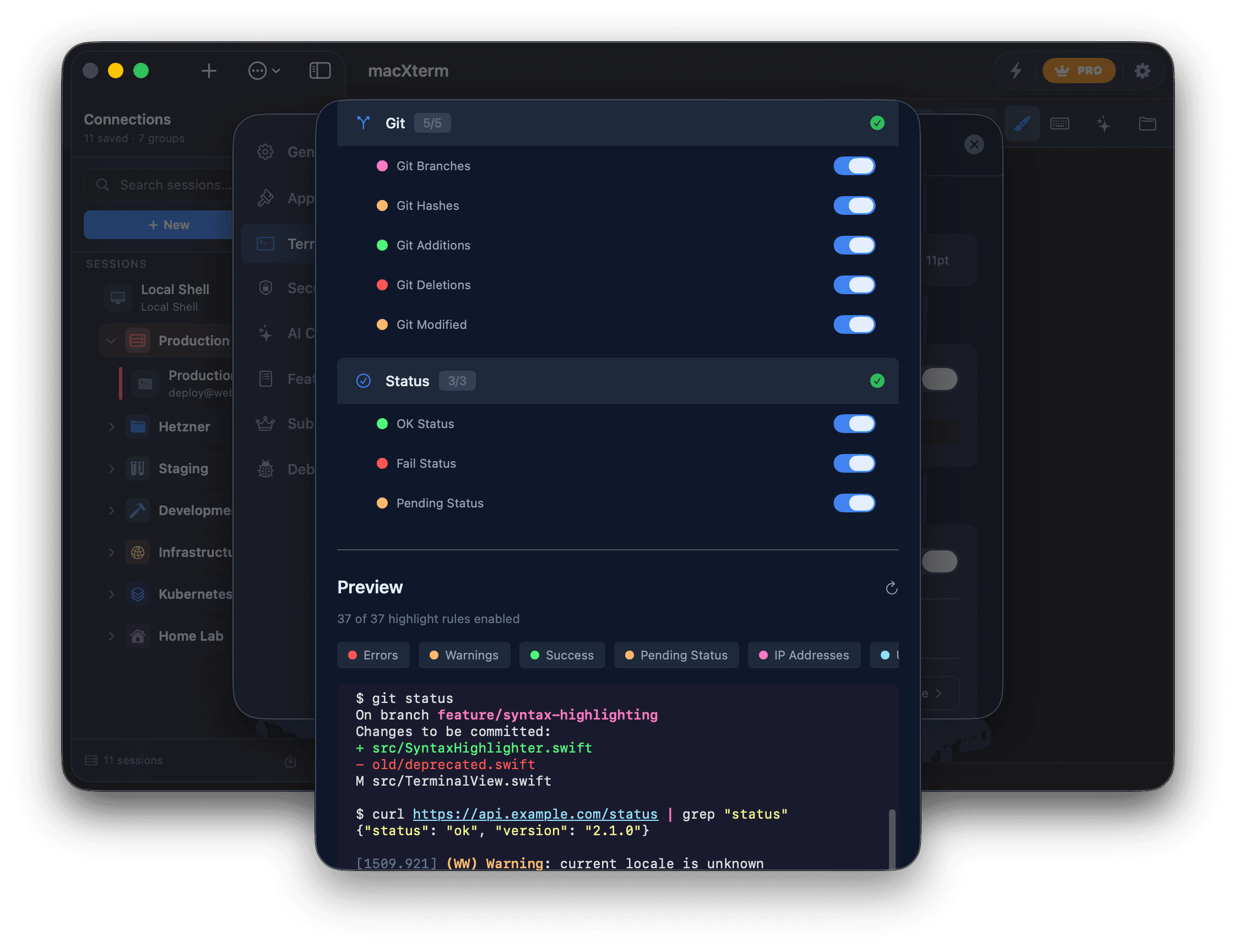Shell-Aware Highlighting