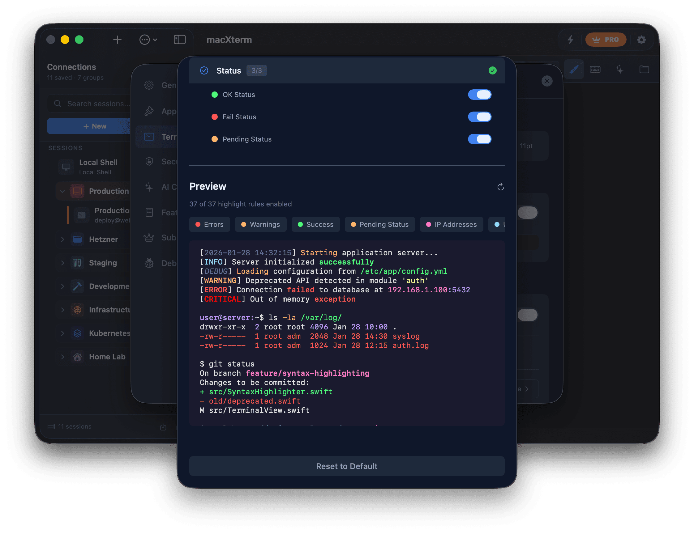 Live Terminal Rendering