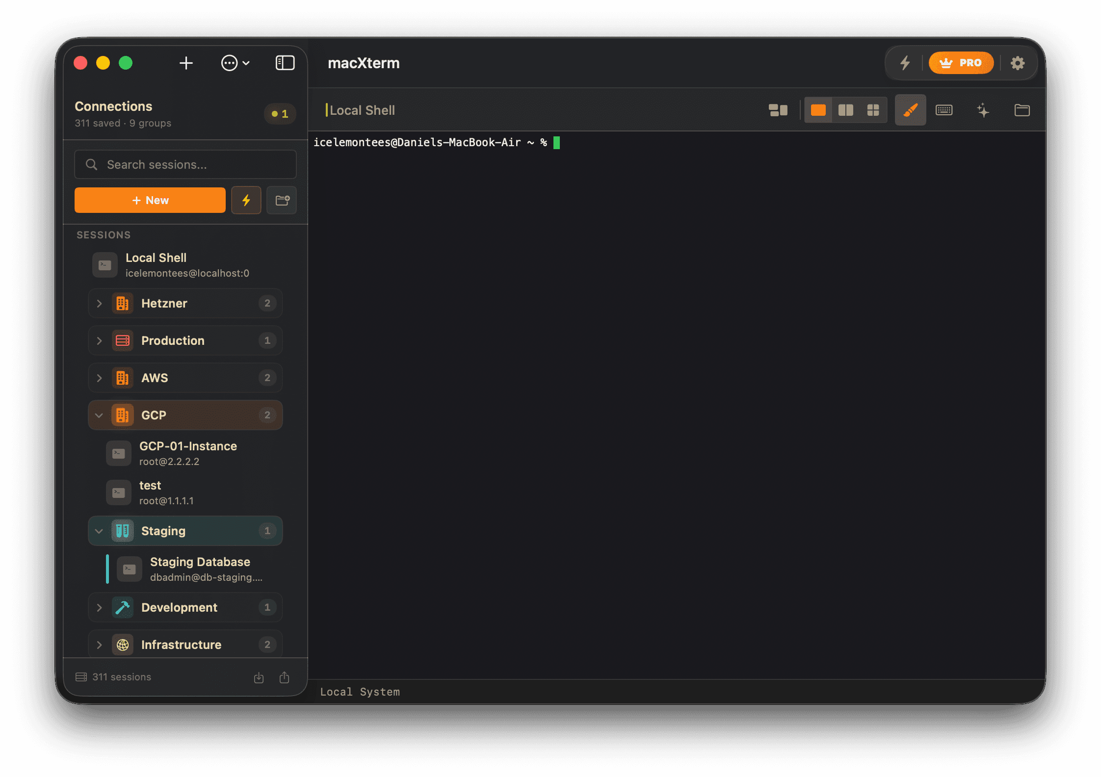 Gruvbox theme screenshot