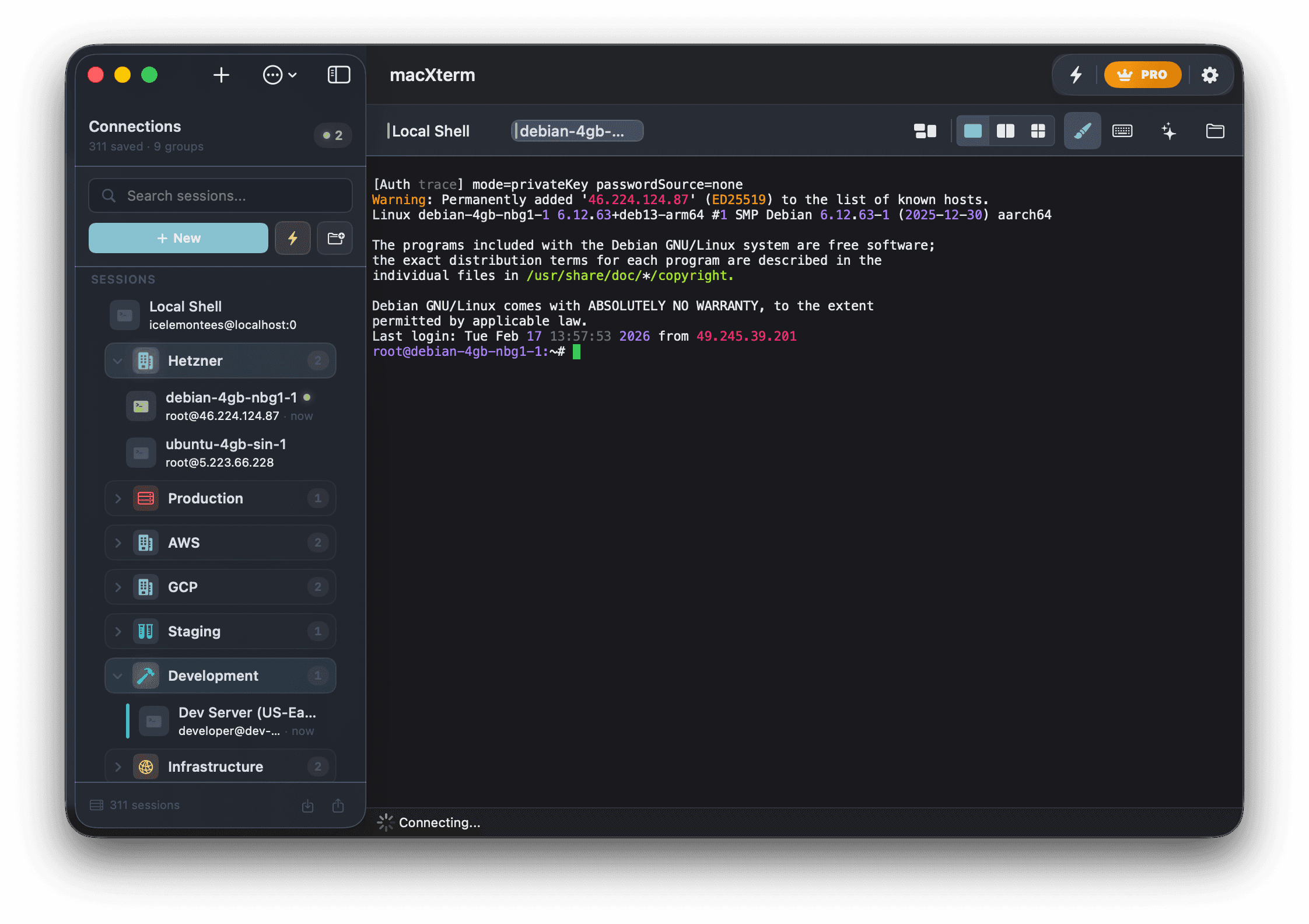 Nord theme screenshot